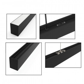 Φωτιστικό LED 30W 3000K 900mm Μαύρο 6042-90 INLIGHT