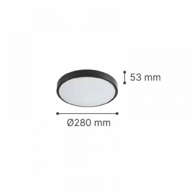 Πλαφονιέρα LED 18W 3000k-6000k Λευκό Torch 80300320 IT-LIGHTING