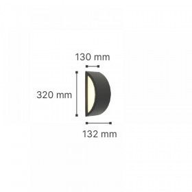 Απλίκα GU10 Ανθρακί Clear 80202744 IT-LIGHTING