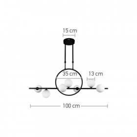 Φωτιστικό G9 & LED Μαύρο 6062-BL INLIGHT