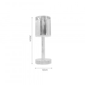 Πορτατίφ LED 1W 3000k-6000k Διάφανο Φορητό 3040 INLIGHT