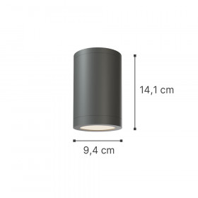 Σποτ Οροφής GU10 Ανθρακί Reindeer 80300544 IT-LIGHTING