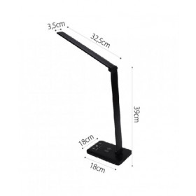 Φωτιστικό Γραφείου LED 6W 3000k-6000k Λευκό Με USB Και Wireless Φορτιστή 3045-WH INLIGHT