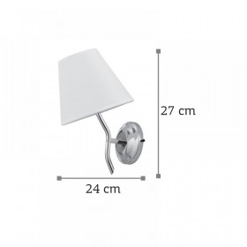 Απλίκα Ε14 Χρυσό Και Λευκό 43413 INLIGHT