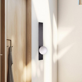 Απλίκα G9 & LED 14W ΜΑΥΡΟ 43044 INLIGHT