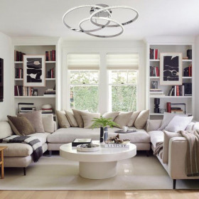 Φωτιστικό LED 52W 3000k-6000k Χρώμιο 6091 INLIGHT