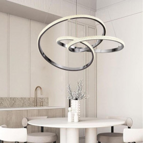 Φωτιστικό LED 40W 3000k-6000k Χρώμιο 6092-B INLIGHT