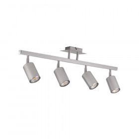Σποτ Οροφής Τετράφωτο GU10 Ασημί 9087-4 INLIGHT