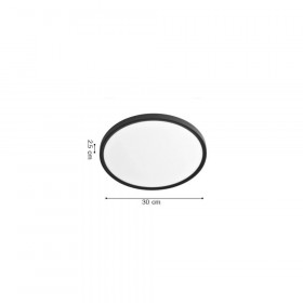 Πλαφονιέρα LED 24W 3000k-6000k Μαύρο 42036-D INLIGHT