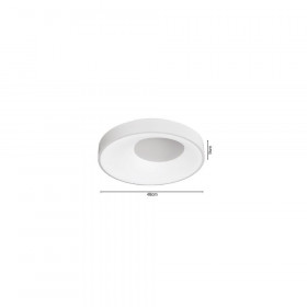 Πλαφονιέρα LED 36W 3000k-6000k Λευκό 42040 INLIGHT