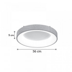Πλαφονιέρα LED 58W 4000K Καφέ Ξύλο 42178-A INLIGHT