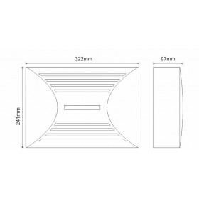 BS-468/A/WL Υβριδικός Πίνακας Συναγερμού 8+32 Ζώνων
