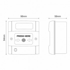 BSR-5136 Διευθυνσιοδοτούμενο Μπουτόν Πυρανίνχευσης