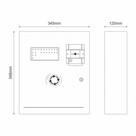 BS-627 Πίνακας Κατάσβεσης 1 Εντολής Με 4 Ζώνες