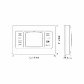 Θερμοστάτης Ψηφιακός Με Έξοδο Για Boiler BS-813/P OLYMPIA ELECTRONICS