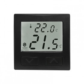 Θερμοστάτης Ψηφιακός Ανθρακί BS-830/C OLYMPIA ELECTRONICS
