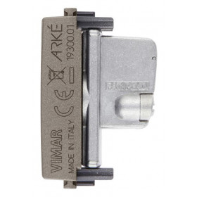 Πρίζα TV/RD/SAT Τερματική 1 Στοιχείου Metal Arke 19300.01.M VIMAR