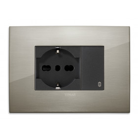 Ασφαλειοθήκη 1 Στοιχείου Γκρι Arke 19416 VIMAR