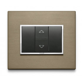 Διακόπτης Ρολλών 1 Στοιχείου Γκρι Eikon 20060 VIMAR