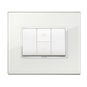 Διακόπτης Ρολλών 1 Στοιχείου Λευκό Eikon 20060.B VIMAR