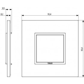 Πλαίσιο 2 Στοιχείων Καρυδιά Ιταλική 21642.31 Eikon Evo VIMAR