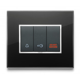 Πλαίσιο 3 Στοιχείων Μαύρο 21653.76 Eikon Evo VIMAR