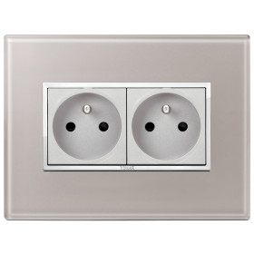 Πλαίσιο 4 Στοιχείων Γκρι Περλέ 21654.73 Eikon Evo VIMAR