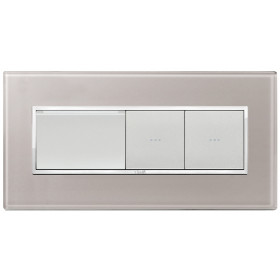 Πλαίσιο 7 Στοιχείων Γκρι Περλέ 21657.73 Eikon Evo VIMAR