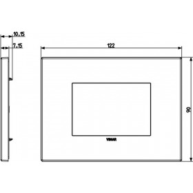 Πλαίσιο 3 Στοιχείων Καφέ Ευκάλυπτος 22653.33 Eikon EXE VIMAR