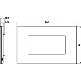 Πλαίσιο 4 Στοιχείων Καφέ gres 22654.52 Eikon EXE VIMAR