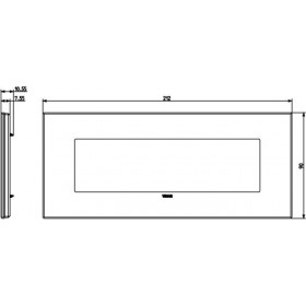 Πλαίσιο 7 Στοιχείων Μαύρο Σατινέ 22657.73 Eikon EXE VIMAR