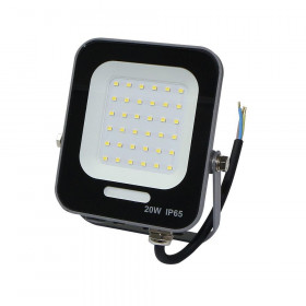 Προβολέας LED 20W 4000K Μαύρο IP66 230V LUCAS
