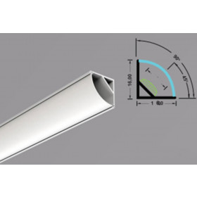 Προφίλ Για Ταινίες LED Αλουμίνιο Γωνιακό D302 LUCAS