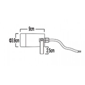 Σποτ Επίτοιχo LED 3W 3000K Λευκό Minima 40-900063 G.K.