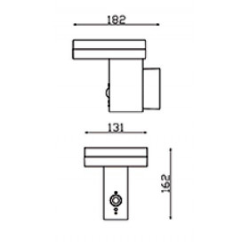Ηλιακό Φωτιστικό LED 6W 4000k Ανθρακί Με Αισθητήρα Κίνησης Ilios 40-900242 G.K.