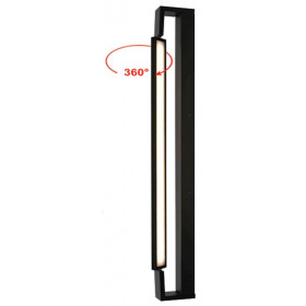 Απλίκα Μπάνιου LED 12W 4000k Μαύρο Fino 42-200009 G.K.