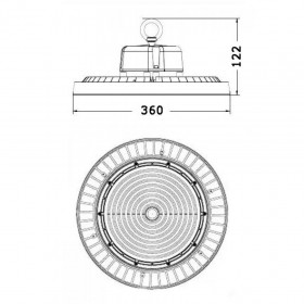 Φωτιστικό Καμπάνα LED 200W 5000k ECO 21768 INTERLIGHT