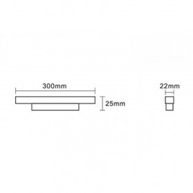 Γραμμικό Φωτιστικό Ράγας LED 10W 3000k-6000k Μαγνητικό Λευκό 21828 INTERLIGHT