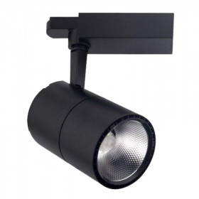 Φωτιστικό Σπότ Ράγας LED 30W 4000k 1 Φάσης Μαύρο 2.104.002  SPACE LIGHTS