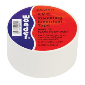 Μονωτική Ταινία 38mmX20y Λευκή WONDER