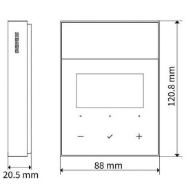 Θερμοστάτης Ψηφιακός Με Έλεγχο TPI RDL211 SIEMENS
