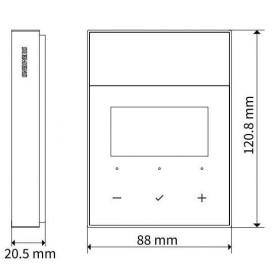 Θερμοστάτης Ψηφιακός Με Έλεγχο TPI RDL211 SIEMENS