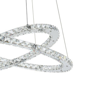 Φωτιστικό LED 29W 4000k Χρώμιο Και Κρύσταλλο Varrazo 31667 EGLO