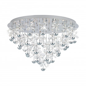 Φωτιστικό LED 77W 3000k Χρώμιο Και Κρύσταλλο Pianopoli 39246 EGLO