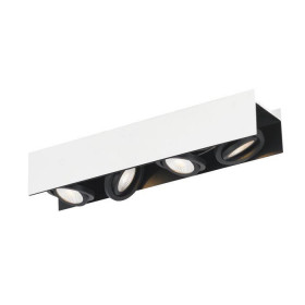 Σποτ Οροφής LED 21.6W 3000K Μαύρο Και Λευκό Vidago 39318 EGLO
