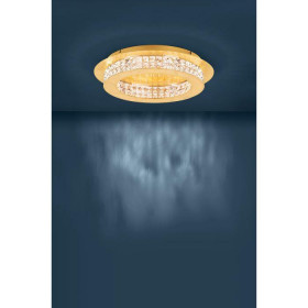 Πλαφονιέρα LED 31.5W 3000k Χρυσό Και Κρύσταλλο Principe 39405 EGLO