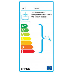 Φωτιστικό Μονόφωτο E27 Μπαμπού Amsfield 49771 EGLO