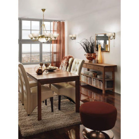 Απλίκα Δίφωτη Ε14 Μπρονζέ Και Λευκό Savoy 82752 EGLO