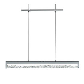 Φωτιστικό LED 24W 2700k-5000k Χρώμιο Και Διάφανο Cardito1 93625 EGLO