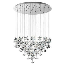 Φωτιστικό LED 107.5W 3000k Χρώμιο Και Διάφανο Pianopoli 93661 EGLO